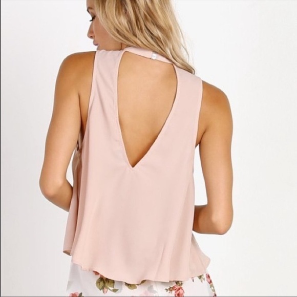 Show Me Your Mumu Casey Collar Top Dusty Blush Pastel - Picture 7 of 11